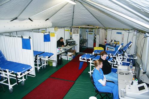 "Alberta Health Services field hospital”