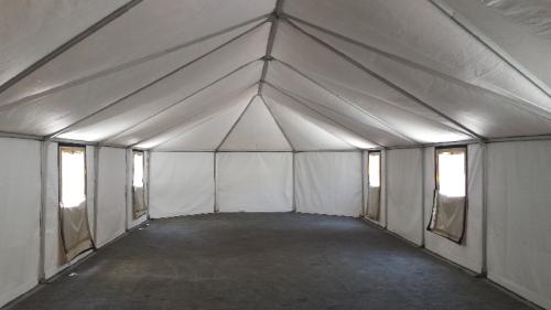 “Insulated MLH series shelter interior view”