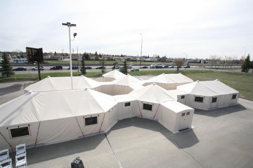 “Alberta Health Services field hospital”